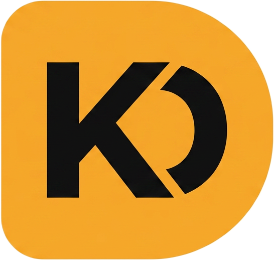 Logo KD - Kamil Dzięgielewski, finanse, dane i technologia